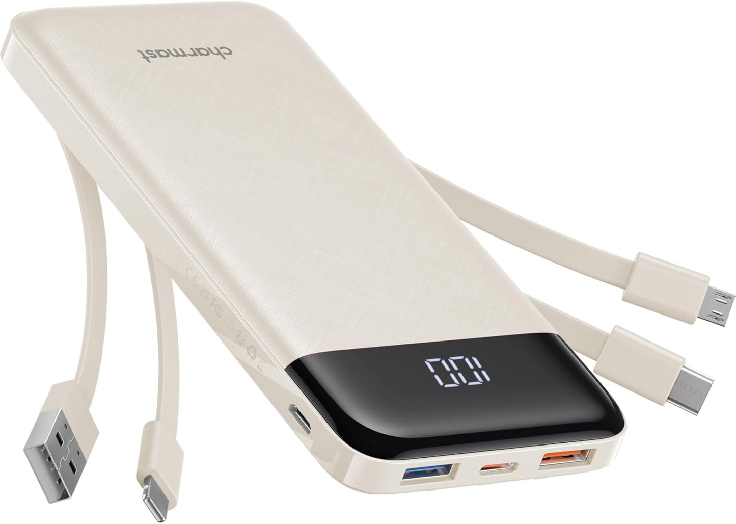 10,000mAh Slim Portable Charger