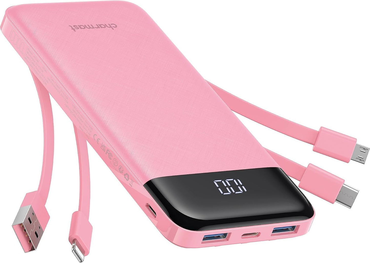 10,000mAh Slim Portable Charger