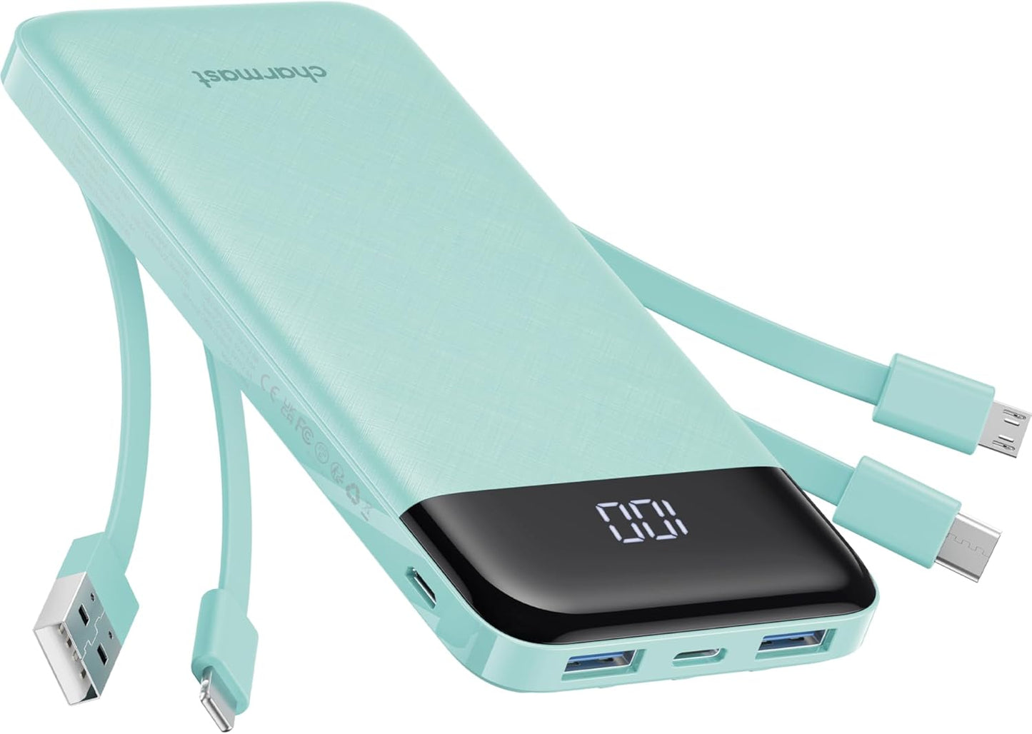 10,000mAh Slim Portable Charger