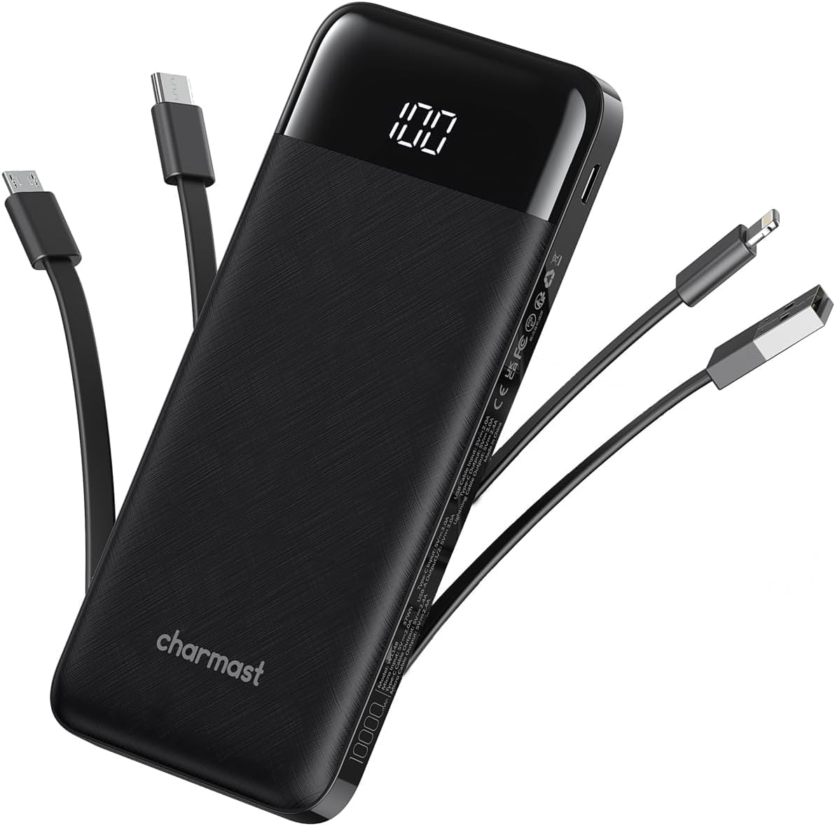 10,000mAh Slim Portable Charger