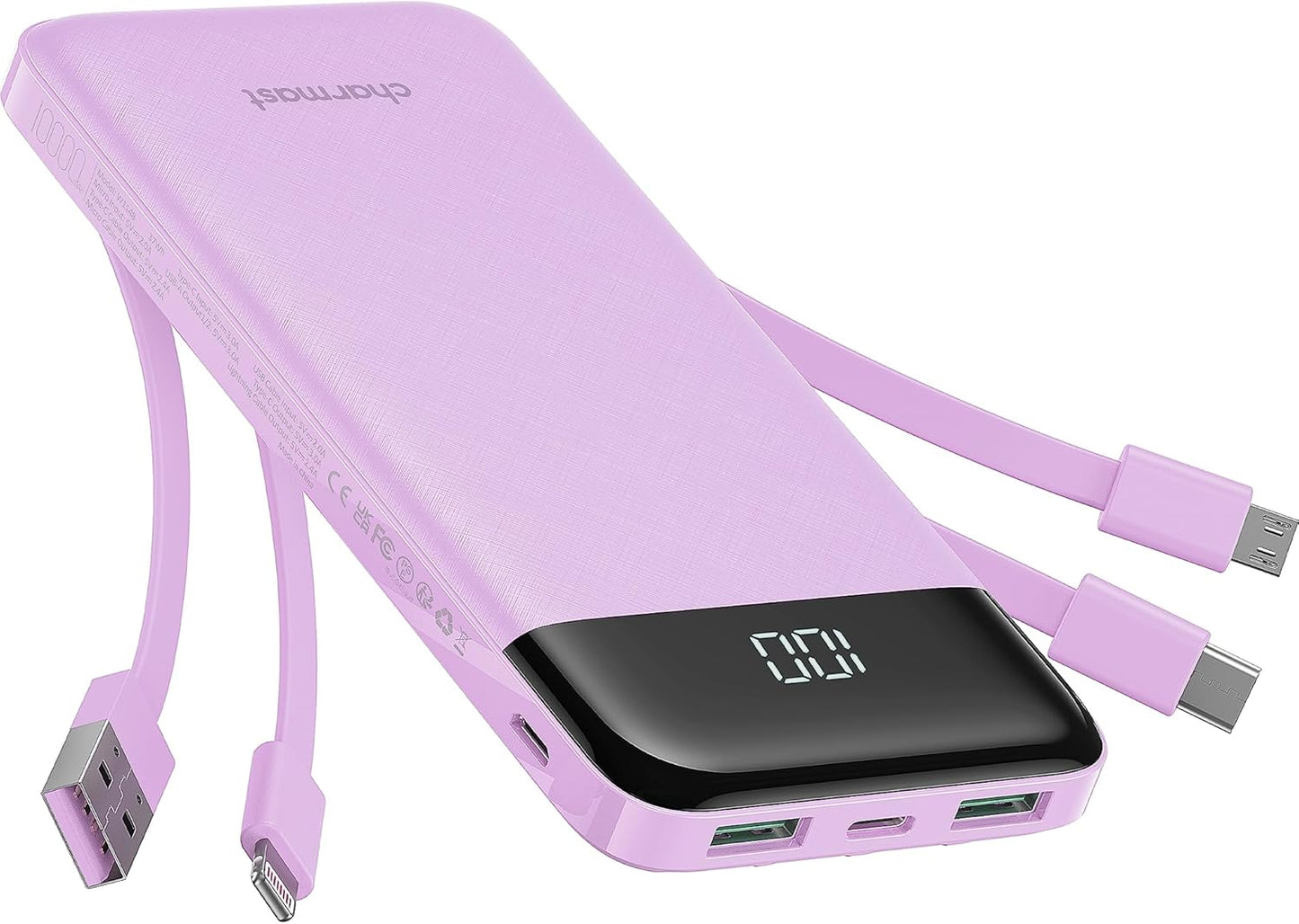 10,000mAh Slim Portable Charger