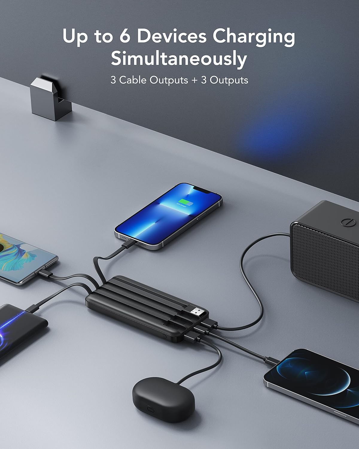 10,000mAh Slim Portable Charger
