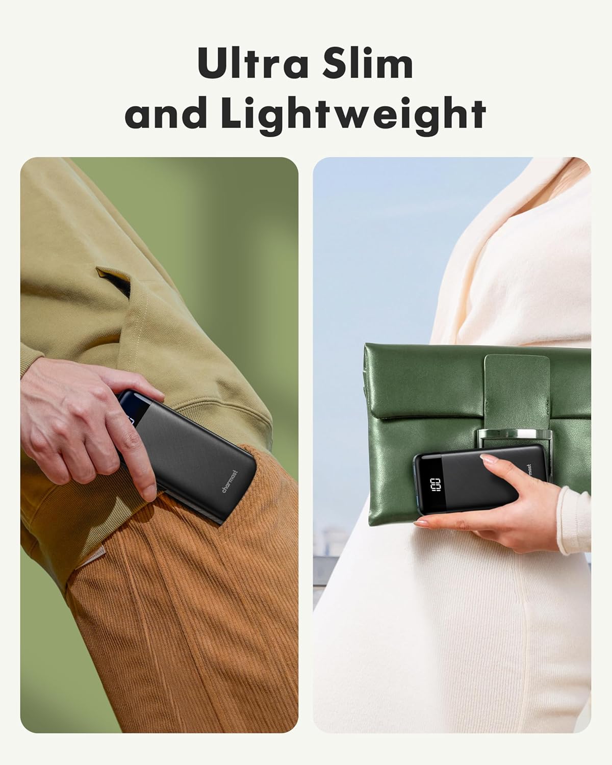10,000mAh Slim Portable Charger