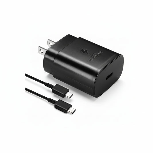 Black 25 W Type-C Fast Charger